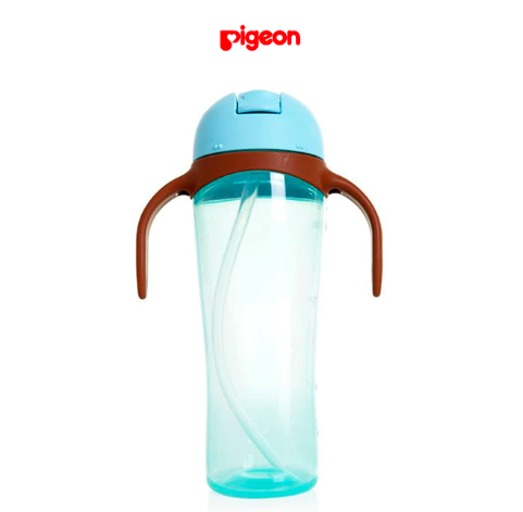 Japan PIGEON pigeon straw bottle (two colors optional)-330ml