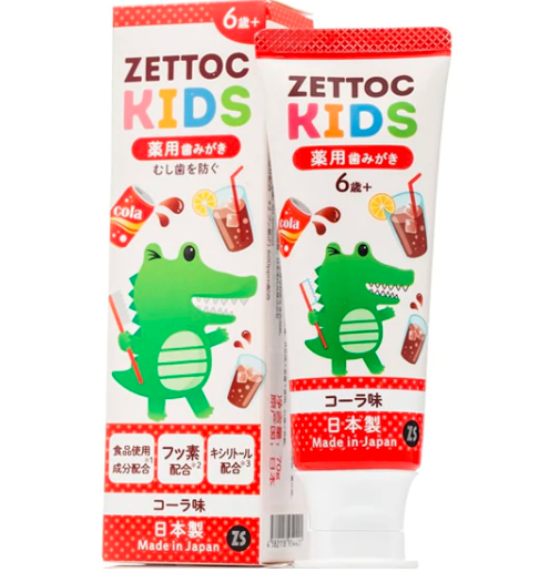 Japan ZETTOC Children's Toothpaste (for use over six years old) - two options