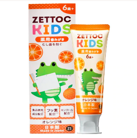 日本ZETTOC 儿童牙膏（六岁以上使用）-两款可选
