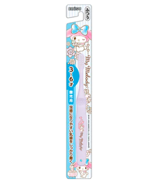 Japan MK MY MELODY Children's Toothbrush (3-6 years old) - (color optional) 