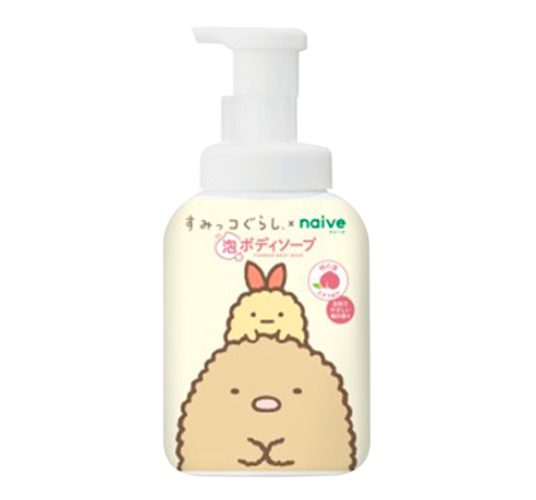 Japan KRACIE Peach Leaf Extract Foam Shower Gel for Adults and Children (Limited Edition)