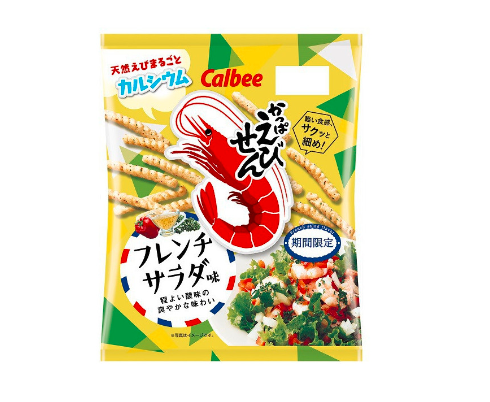 日本卡乐B咸味沙拉虾条