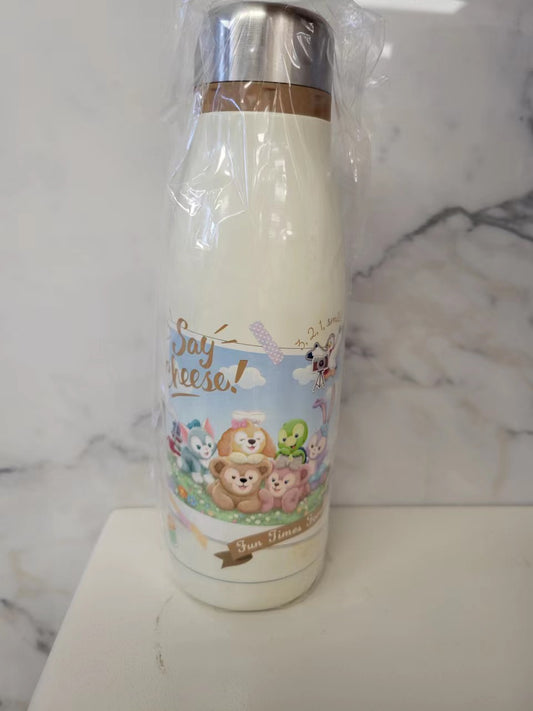 Japan Disney duffy and friens thermal water bottle