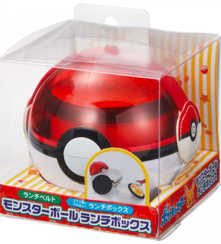 日本SKATER pokemon口袋妖怪怪物球午餐饭盒-300ML