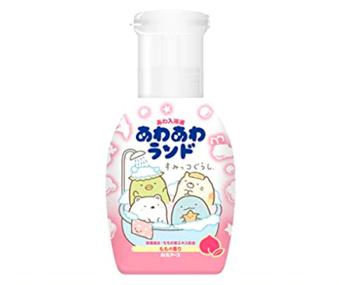 日本白元角落生物儿童沐浴剂-桃子味