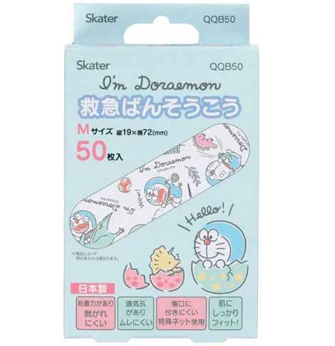 Japan SKATER Doraemon Band-Aid-50pcs