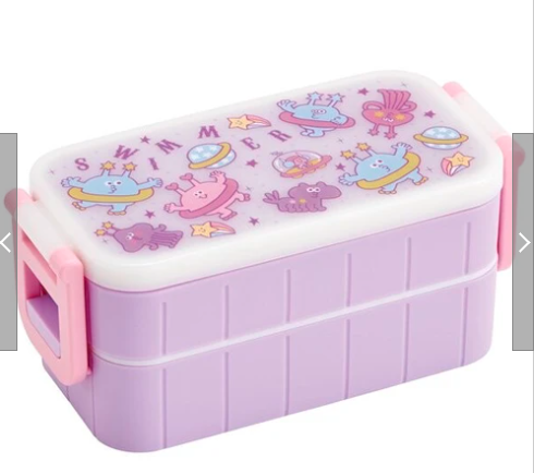 Japan SKATER Double Layer Cartoon Lunch Box