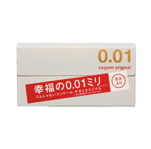 日本Sagami original 0.01 幸福避孕套-5pcs