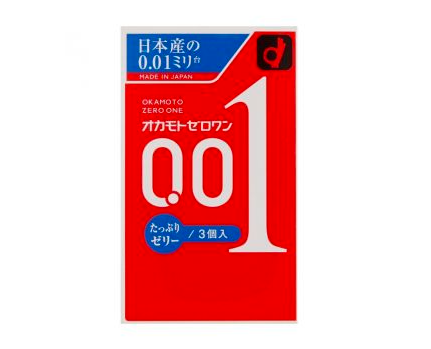 Japan Okamoto 0.01 - M size - 3pcs