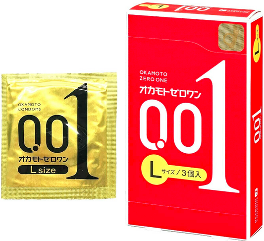 日本冈本0.01避孕套-L size - 3pcs
