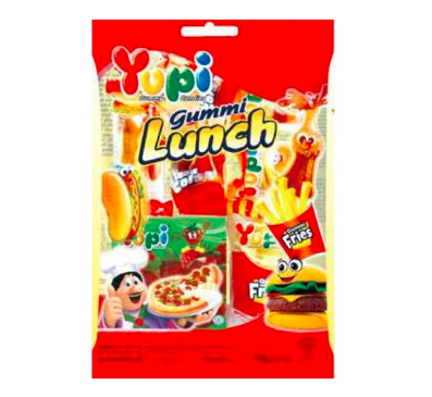 Japan YUPI LUNCH SET Hamburger Fries Fudge