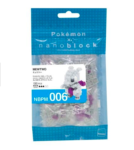 Kawada Nanoblock NBPM_006 Pokemon Mewtwo