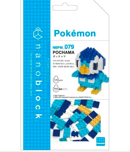 Kawada Nanoblock NBPM_079 Pokemon Piplup (Pochama)