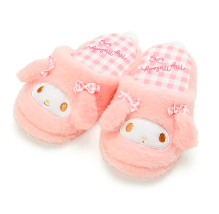 Japan SANRIO Sanrio children's fur slippers-18cm-25cm (various options)