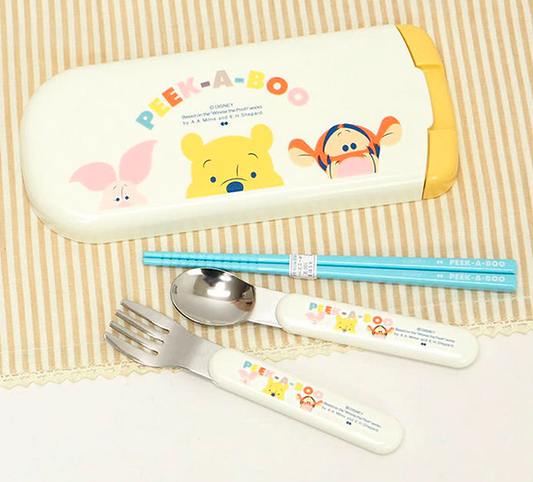 Japanese Disney Winnie the Pooh Cutlery Set