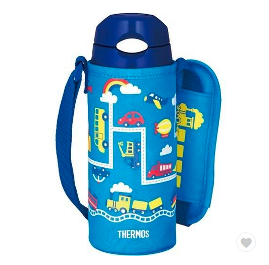 Japanese THERMOS Straw Cup (Blue)