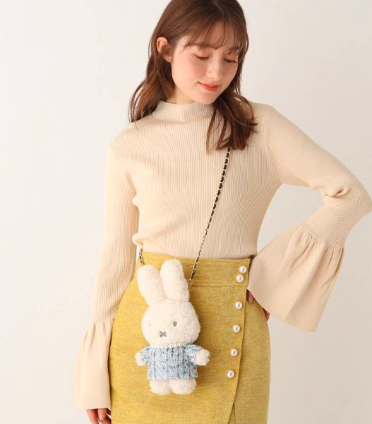 Japan OPAQUE.CLIP×Miffy Rabbit small and large chain bags (various options)