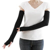 Japanese Women's Desire Comfortable Sun Protection Sleeves - Black 