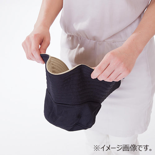 日本UV cut防晒遮阳帽-黑色+米色