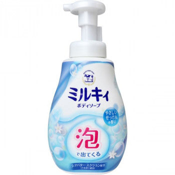 日本GYUNYU牛奶泡沫沐浴露大人小孩都适用-牛奶味