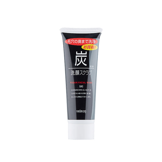 Japan's MANDOM Mandan activated carbon deep cleansing scrub facial cleanser