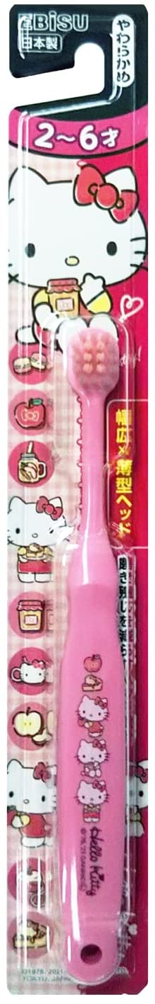 Japan EBISU HELLOKITTY 2-6 Years Old Children's Toothbrush (Random Color) 