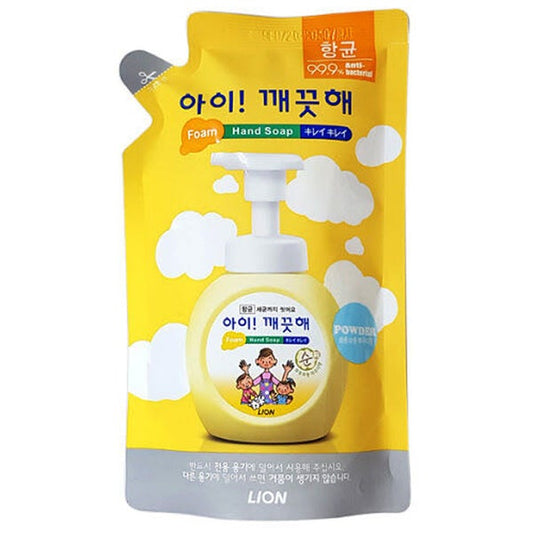 韩国Lion狮王杀菌泡沫儿童洗手液-Refill-牛奶味