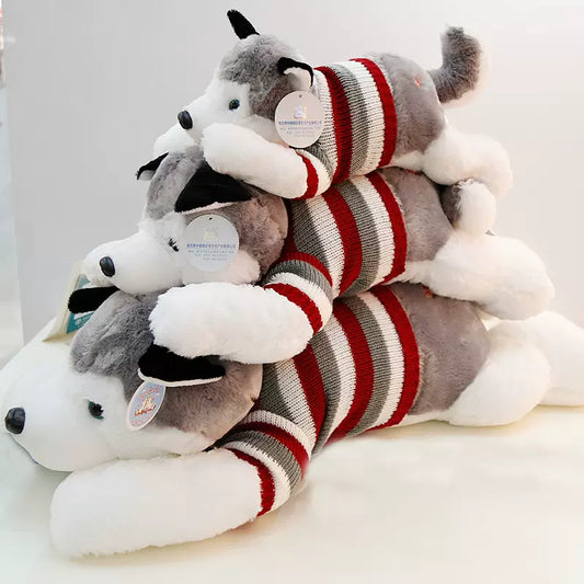 Domestic product Scitech doodle sweater husky plush doll