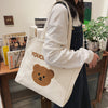Domestic products vintage feeling cute bear shoulder bag-three optional