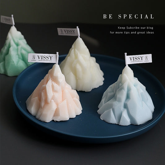 Domestic product iceberg shape super cool aromatherapy smokeless candle - many options