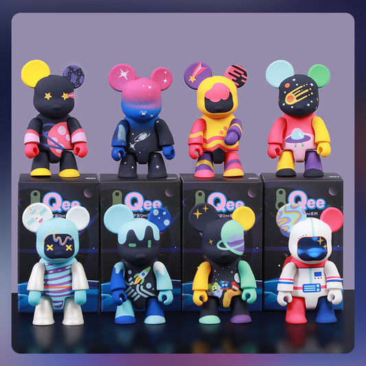 Domestic product Mingchuang Violent Bear Xingchen Universe Series Hand-made Blind Box-Random Style