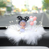 Domestic product cute Annie car aromatherapy decoration-various options