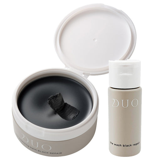 日本DUO黑炭清洁卸妆膏+活性炭洗面粉（2022限量版）