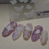 美甲貼紙 Nail Sticker- 璎珞蝴蝶 White Butterfly