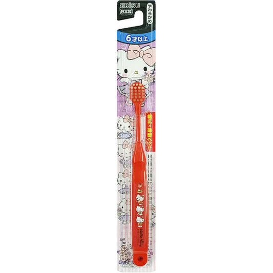 Japan EBISU HELLO KITTY toothbrush for over six years old (random color) 