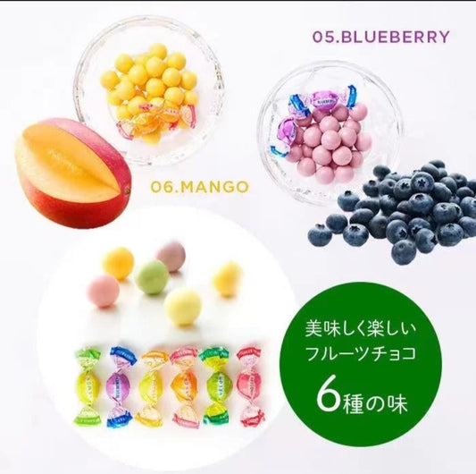 Japan TAKANO Fruit Chocolate Candy Small Bag 80g
