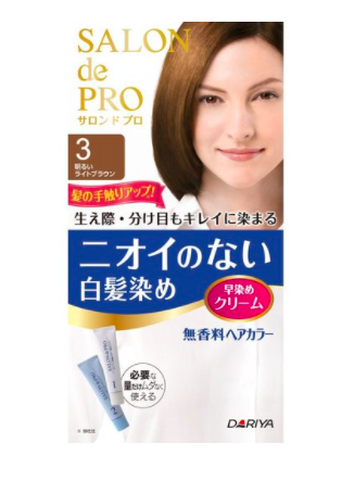 日本DARIYA SALON DE PRO无刺激性染发剂 【白发用】（多款可选）.