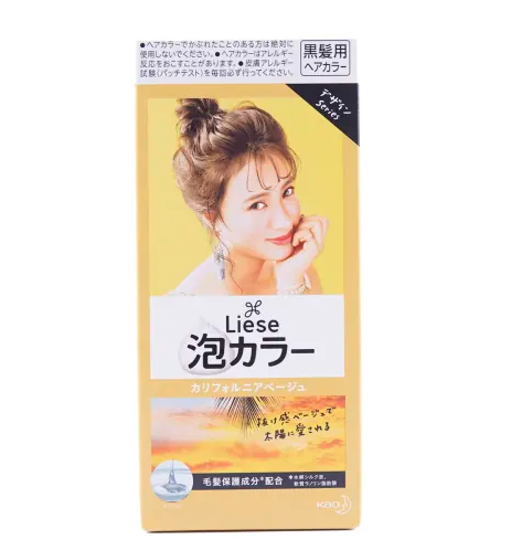 日本花王泡泡MILK TEA BROWN染发剂【黑发用】.