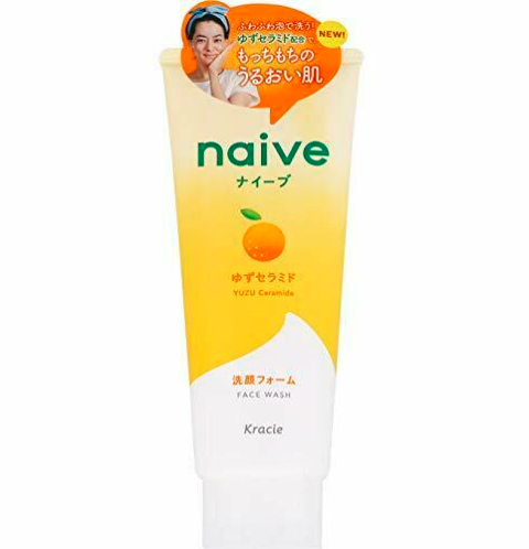 Japan Kracie Naive Grapefruit Moisturizing Facial Cleanser