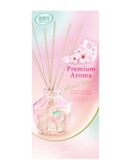 Premium Aroma Deodorant Power Spring Limited Cherry Blossom Aroma Diffuser (Diffuser Stick Type)