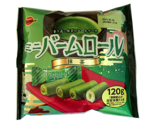 Japanese Bourbon Matcha Cream 120g-Limited Time Candy Chocolate Egg Roll