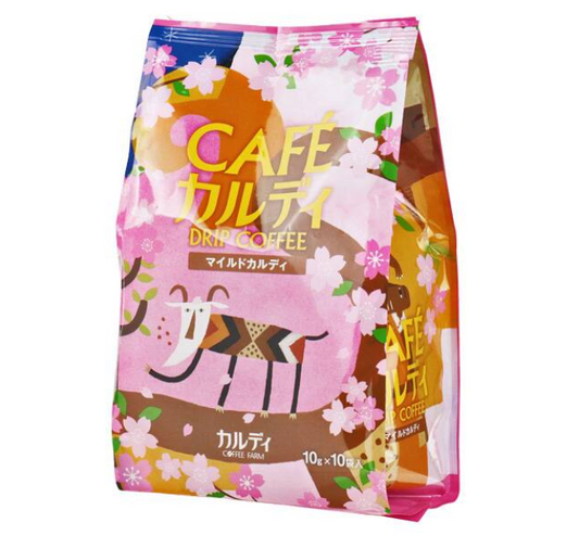 Japan KALDI Spring Cherry Blossom Limited Coffee-10 Packets