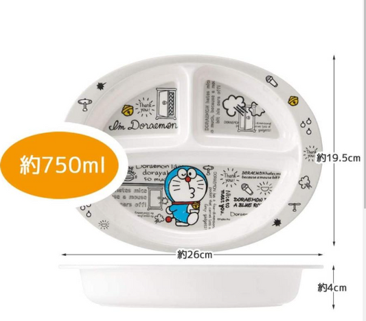 SKATER Children's Serving Plate (Doraemon)