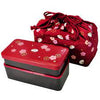Japan SKATER drawstring double layer lunch box - two options