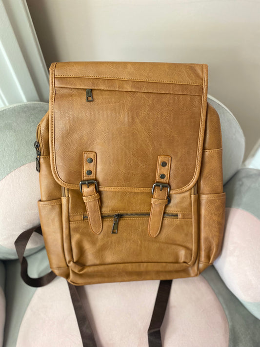 Domestic fashion leather men's backpack - a variety of optional