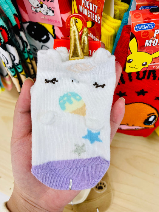 日本棉质婴儿卡通袜子-多款可选