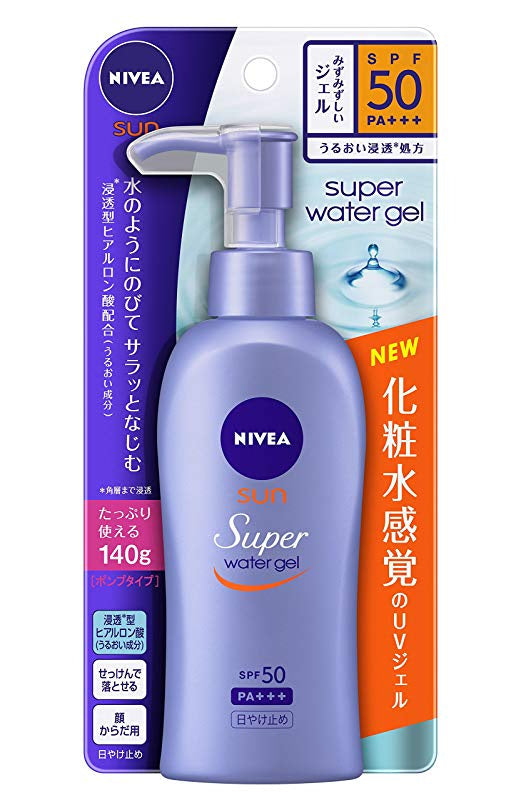 Japan Nivea Ultra Waterproof Sunscreen Gel SPF50 PA+++
