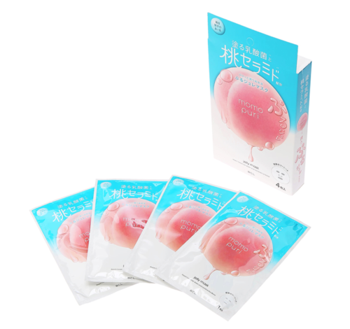 Japan BCL Peach Jelly Mask-4pcs