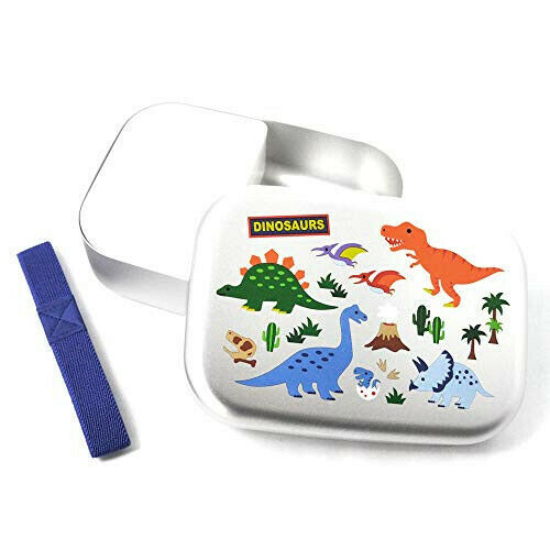Japan SKATER Insulated Lunch Box for Toddlers-370ml (Dinosaur Pattern)