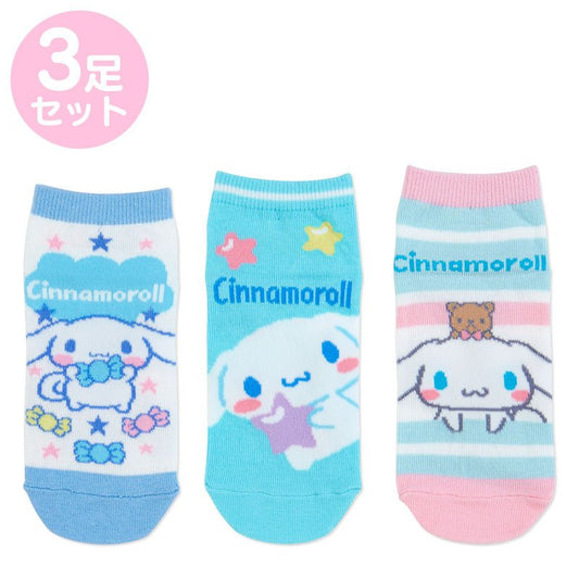 Sanrio 三丽鸥可爱卡通袜子-三双装